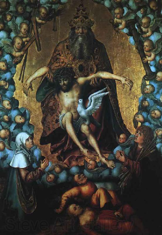 Lucas Cranach the Elder The Trinity Germany oil painting art